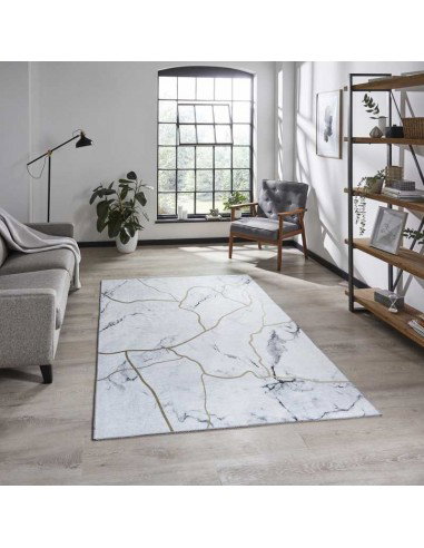 tappeto moderno Force K7281 Ivory/Gold