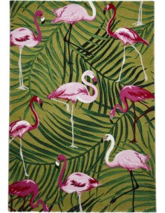 tappeto moderno Havana 2349 Green/Pink