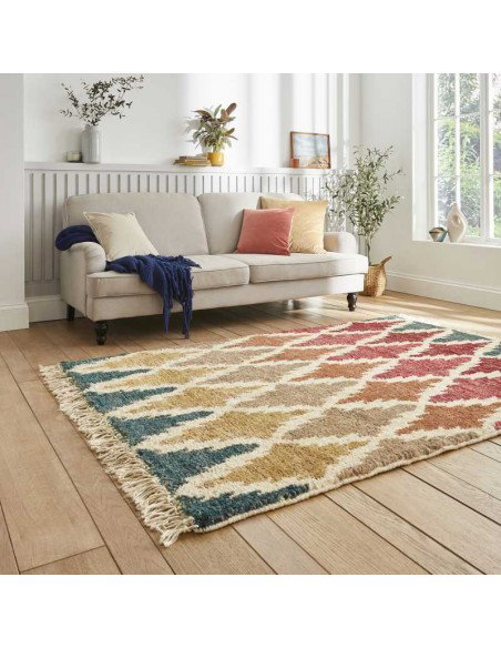 tappeto moderno Hemp 21470 Multi