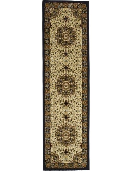 tappeto moderno Heritage 4400 Black/Cream