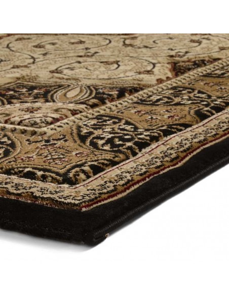 tappeto moderno Heritage 4400 Black/Cream passatoia