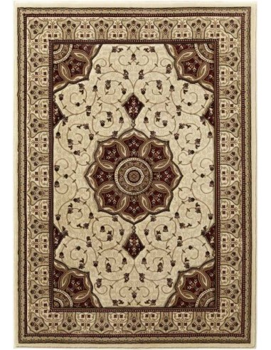 tappeto moderno Heritage 4400 Cream/Red passatoia