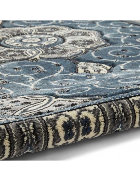 tappeto moderno Heritage 4400 Dark Blue passatoia