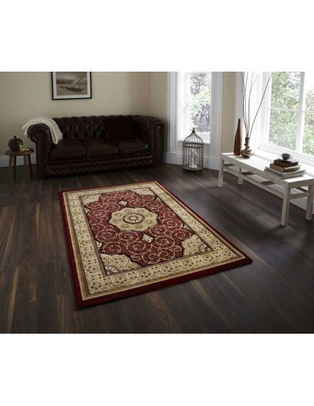 tappeto moderno Heritage 4400 Red passatoia