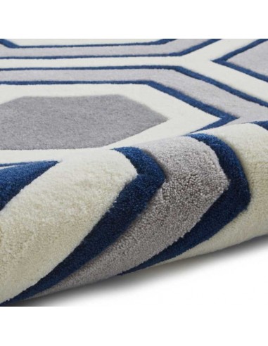 tappeto moderno Hong Kong 3661 Grey/Navy
