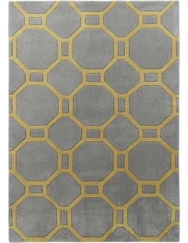 tappeto moderno Hong Kong 4338 Grey/Yellow