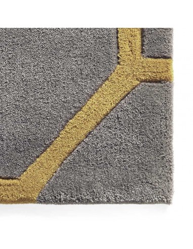tappeto moderno Hong Kong 4338 Grey/Yellow