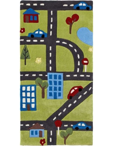 tappeto moderno Hong Kong 5179 Green