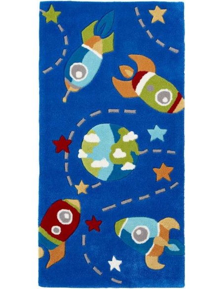 tappeto moderno Hong Kong 6149 Blue