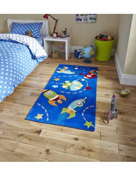 tappeto moderno Hong Kong 6149 Blue
