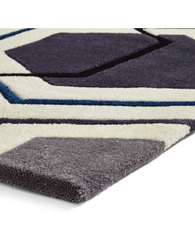 tappeto moderno Hong Kong 7526 Grey/Navy