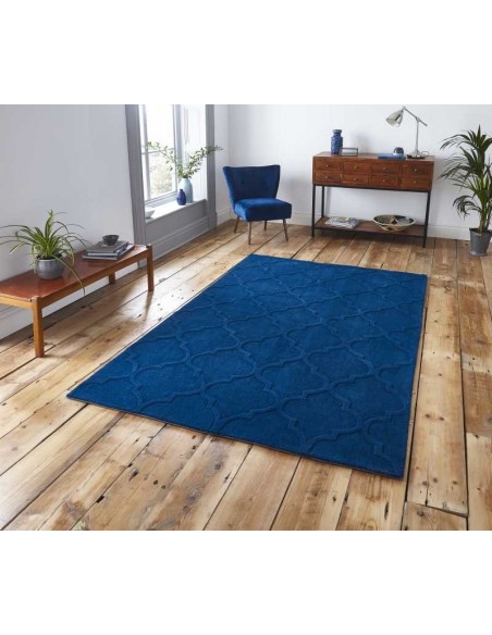 tappeto moderno Hong Kong 8583 Navy