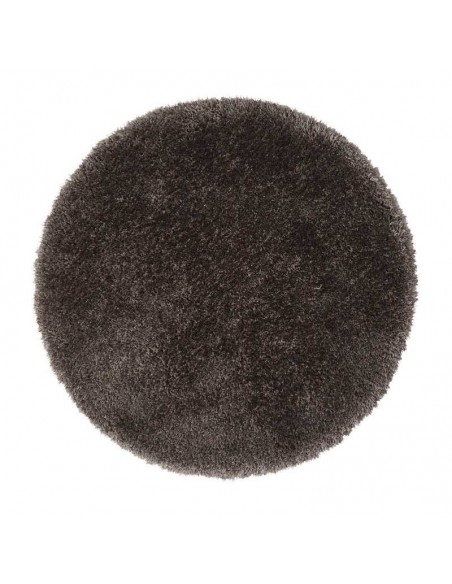 tappeto moderno Montana Dark Grey rotondo