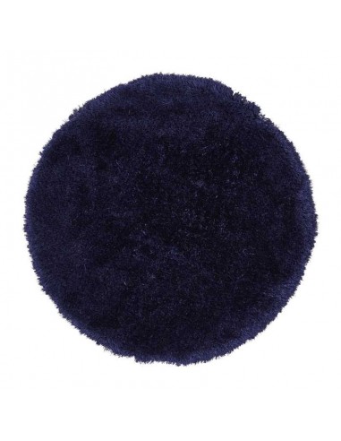 tappeto moderno Montana Dark Navy rotondo
