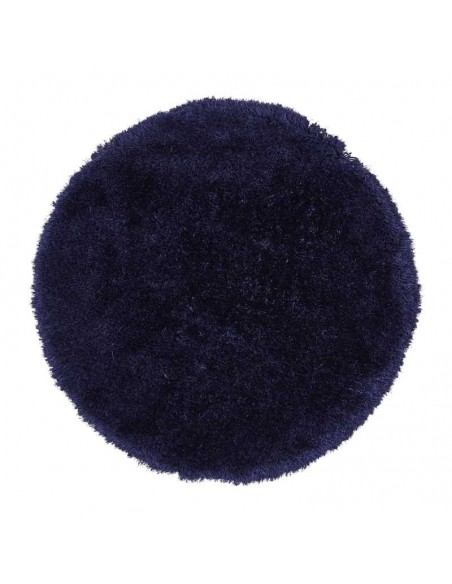 tappeto moderno Montana Dark Navy rotondo