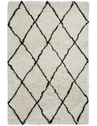 tappeto moderno Morocco 2491 Ivory/Black