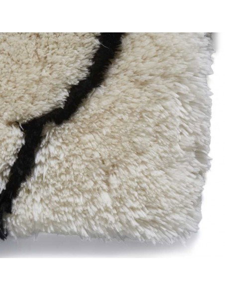tappeto moderno Morocco 2491 Ivory/Black