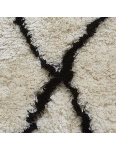tappeto moderno Morocco 2491 Ivory/Black