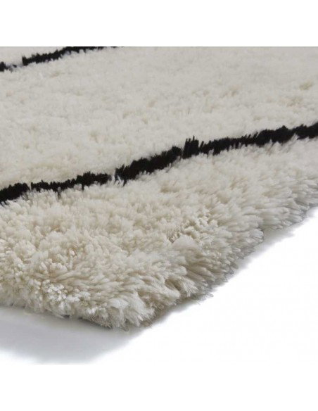 tappeto moderno Morocco 2491 Ivory/Black