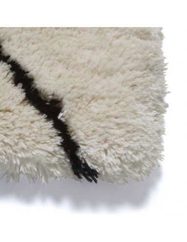 tappeto moderno Morocco 3742 Ivory/Black