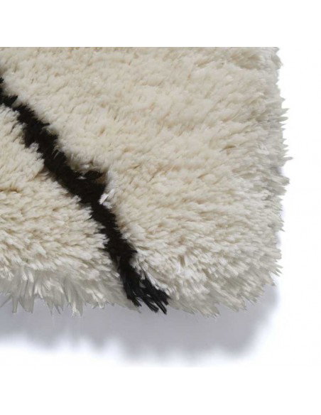 tappeto moderno Morocco 3742 Ivory/Black