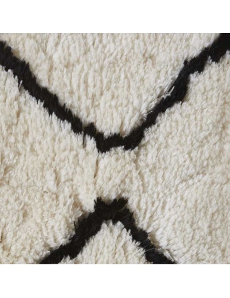 tappeto moderno Morocco 3742 Ivory/Black
