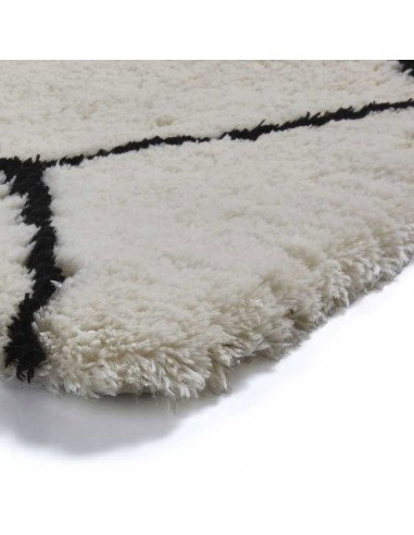 tappeto moderno Morocco 3742 Ivory/Black