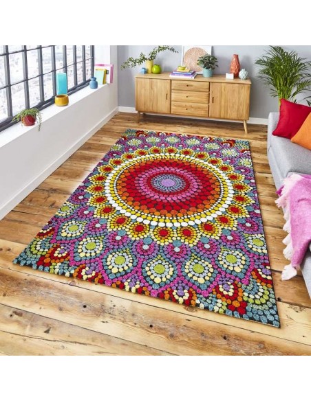 tappeto moderno Mosaic 22841 Multi