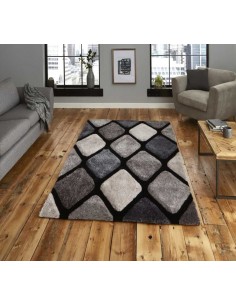 tappeto moderno Noble House 9247 Black/Grey 2