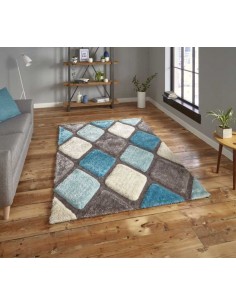 tappeto moderno Noble House 9247 Grey/Blue 2