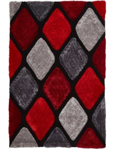 tappeto moderno Noble House 9247 Grey/Red