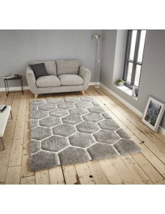 tappeto moderno Noble House NH30782 Grey/White 2