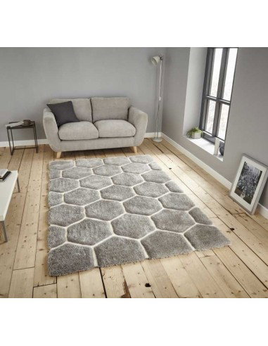 tappeto moderno Noble House NH30782 Grey/White