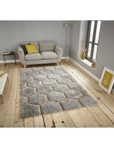 tappeto moderno Noble House NH30782 Grey/Yellow 2