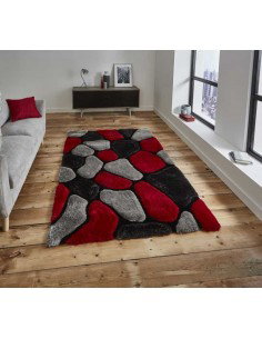 tappeto moderno Noble House NH5858 Grey/Red 2