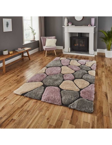tappeto moderno Noble House NH5858 Grey/Rose