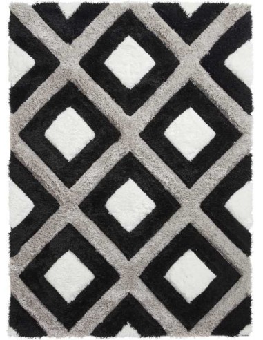 tappeto moderno Olympia GR224 Black/White