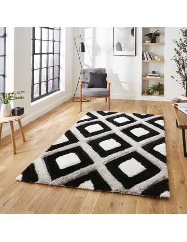 tappeto moderno Olympia GR224 Black/White