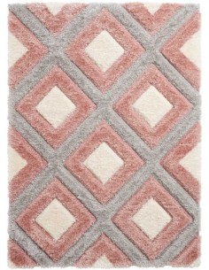 tappeto moderno Olympia GR224 Grey/Pink