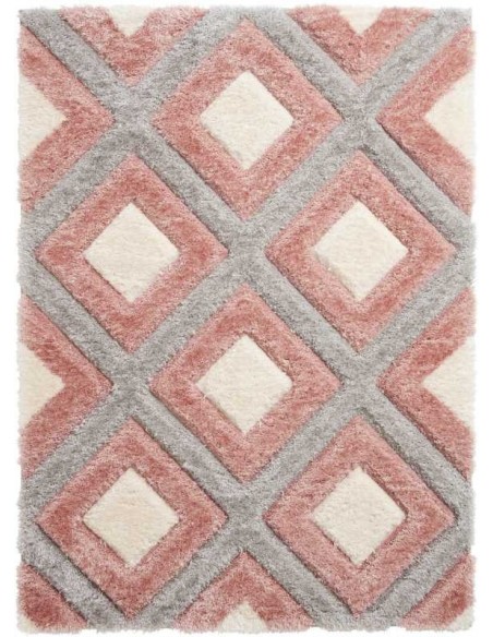 tappeto moderno Olympia GR224 Grey/Pink