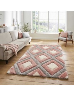 tappeto moderno Olympia GR224 Grey/Pink 2