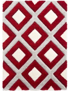 tappeto moderno Olympia GR224 Grey/Red