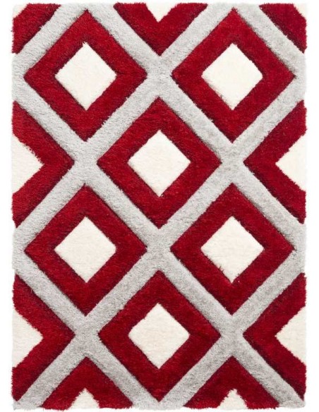 tappeto moderno Olympia GR224 Grey/Red