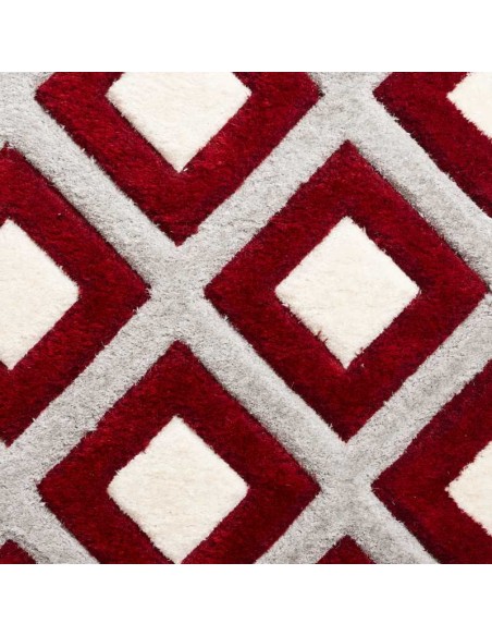 tappeto moderno Olympia GR224 Grey/Red