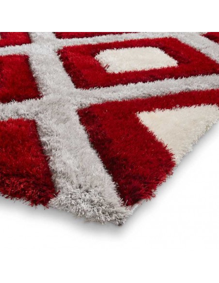 tappeto moderno Olympia GR224 Grey/Red