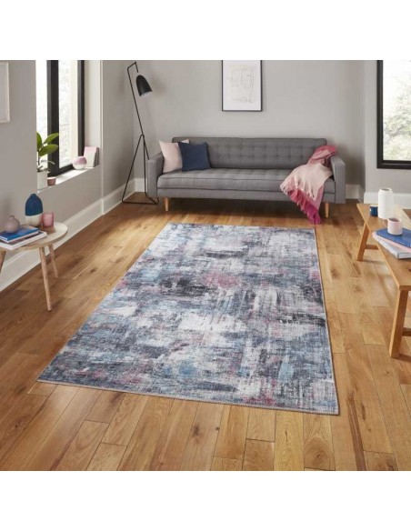 tappeto moderno Rio G4719 Pink/Blue