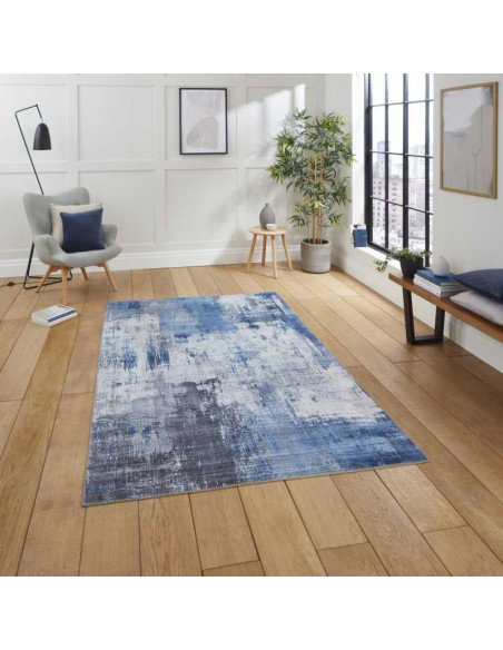 tappeto moderno Rio G5536 Grey/Blue
