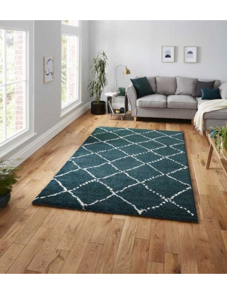 tappeto moderno Royal Nomadic 5413 Dark Green