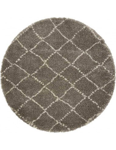 tappeto moderno Royal Nomadic 5413 Grey/Cream rotondo