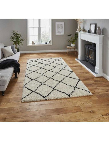 tappeto moderno Royal Nomadic 5413 Ivory/Black